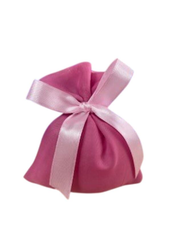 J2003FX Sacchetto porta confetti in chiffon made in italy Fuxia