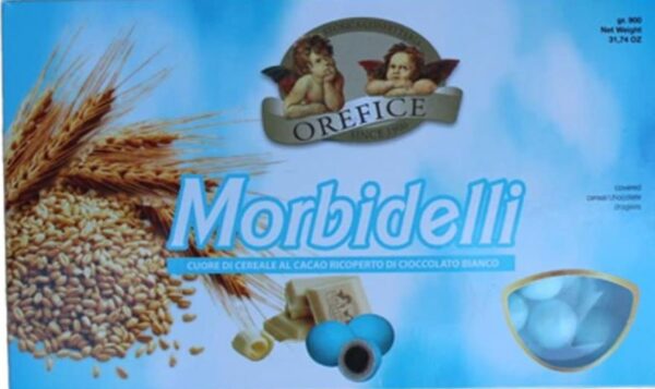 JOMORB5C Confetti Morbidelli Praline ai cereali celeste